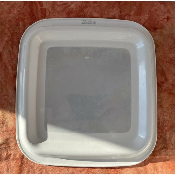Corning Ware MW-2 Microwave‎ Browning Tray 12 1/4”x 11 1/2” x 1 1/4” - Picture 2 of 4